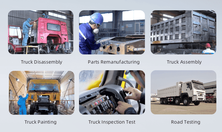 Dump Truck Remanufacturing | Full Used Heavy Truck Rebuild Process 1 used dump truck remanufacturing process