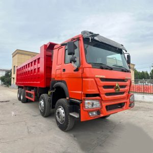 remanufactured howo 8✖4 tipper truck